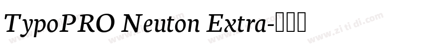 TypoPRO Neuton Extra字体转换